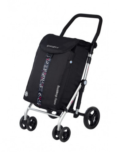 CARRO COMPRA 4R C/B.CONG.NEGRO