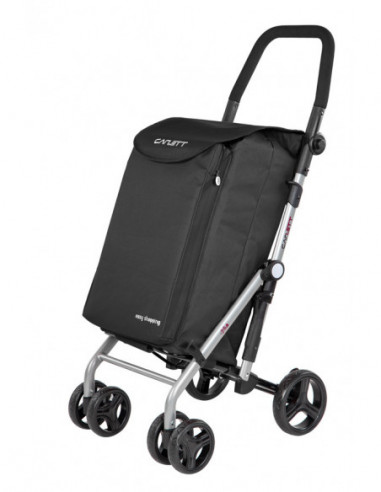 CARRO COMPRA 4R C/B.CONG NEGRO