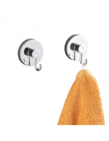 PERCHA VACUUM LOC CROMO 2 UN.