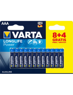 PILA ALCALINA LR03 AAA 8+4GRAT 2