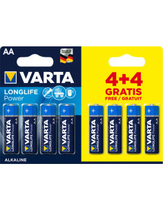 PILA ALCALINA LR6 AA 4+4GRATIS 2