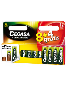 PILA ALCALINA LR06 AA SET 8+4 2