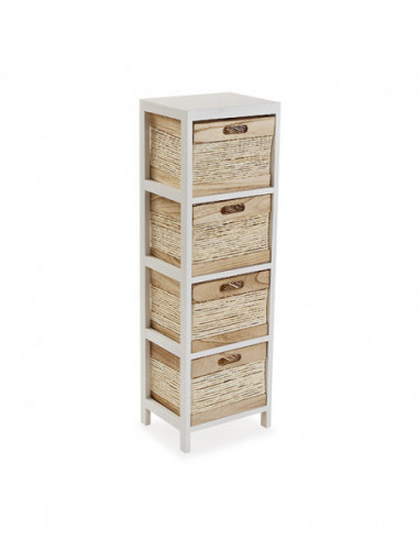 MUEBLE AUX. 4 CESTAS BLANCO