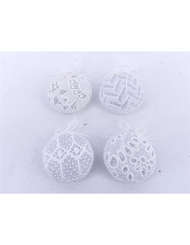 BOLA NAVIDAD BLANCA SURT