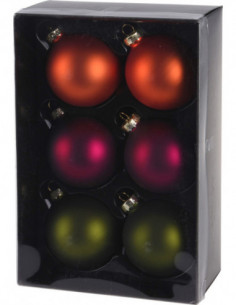 BOLA NAVIDAD SET-6 SURTIDO 2