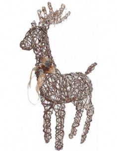 RENO MIMBRE CON LED 2