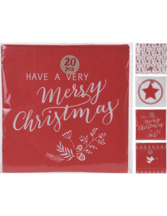 SERVILLETA NAVIDAD 20U. 4 SURT 2