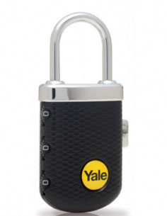 CANDADO COMBINACION VIAJE NEGR