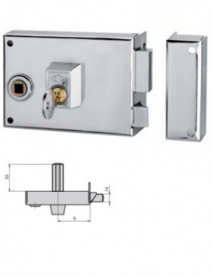 CERRADURA SOBREP DCHA ESMAL