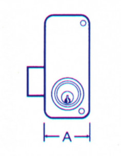 CERRADURA SOBREPONER IZDA