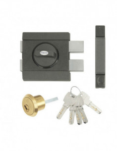 CERROJO SEGURIDAD NEGRO C NIQ