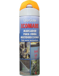 MARCADOR OBRA ECOMARK NARANJA