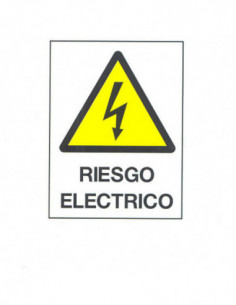 SEÑAL FIJA PVC RIESGO ELECTRIC