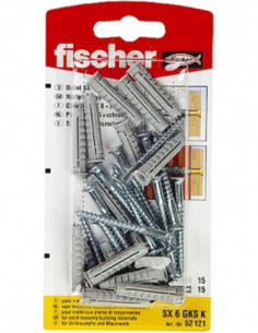 TACO + TIRAFONDO SX-6 15 UDS