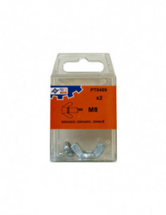 TUERCA MARIPOSA ZN C/6 PZS