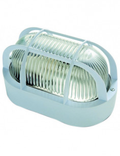 APLIQUE PARED OVAL BLANCO E27