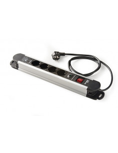 BASE MULTIPLE 4T +2USB ALUMINI