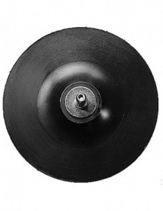 PLATO SOPORTE GOMA TALADRO 8MM