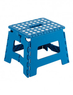 TABURETE MULTIUSO PLEGABLE AZU