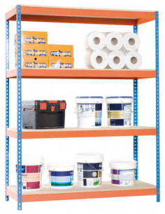 ESTANTERIA S/T 4 ALT AZUL/NAR