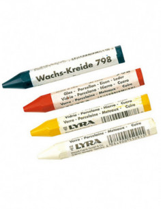 TIZA CERA HEXAGONAL AMARILLA