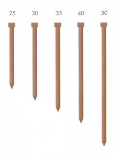 CLAVO 1,8X40MM ACERO C1500