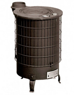 ESTUFA LEÑA NEGRA PINT S/V N.3