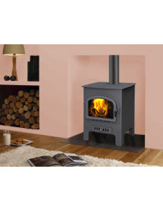 ESTUFA LEÑA NEGRA S/VERTICAL