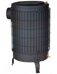 ESTUFA LEÑA NEGRA PINTADA S/P