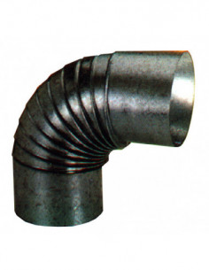 CODO ESTUFA GALVANIZADO 90º