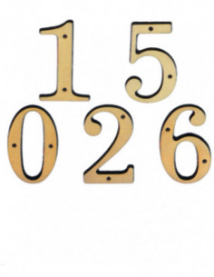 NUMERO LATON DISPLAY N.0