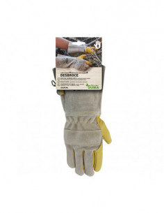 GUANTE CUERO MANGUITO FORESTAL