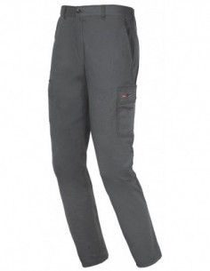 PANTALON ALGODON STRETCH GRIS