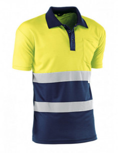 POLO A.VISIBILIDAD AMAR/MARINO