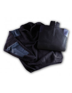 JERSEY MEDIA CREMALLERA AZUL