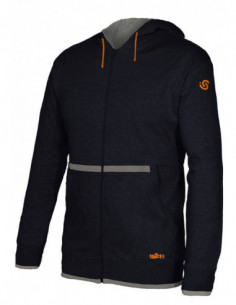 SUDADERA AZUL M CAPUCHA