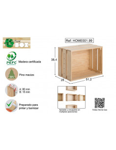 CAJA PINO S/BARN HOME BOX