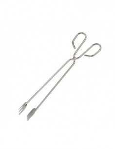 TENACILLA CARNE INOX LARGA