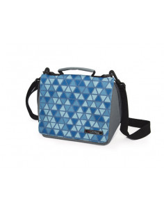 BOLSA LUNCHBAG GEO TRIANG AZUL