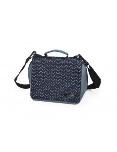 BOLSA LUNCHBAG GEO ESPIGA NEGR