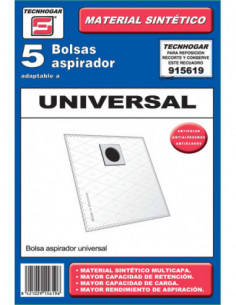 BOLSA ASPIRADOR UNIVERSAL 5 U.