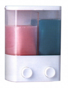 DOSIFICADOR JABON 2 DEPOSITOS