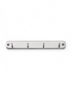 PERCHA C/TORN. INOX 4 GANCHOS