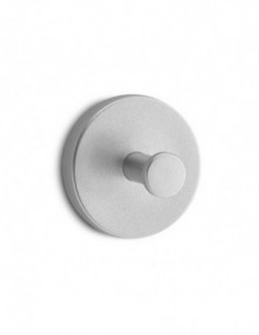 PERCHA ADH.CIRCULO CROMO BL.2