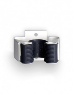 SUJETA ESCOBAS BL.2 BLANCO