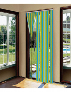 CORTINA PUERTA TIRA PLAS COLOR