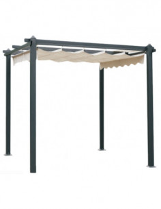 CENADOR ACERO C/TOLDO CORR