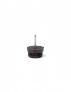 FIELTRO C/CLAVO MARRON BL 8