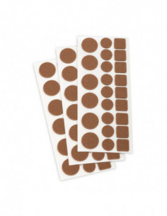 FIELTRO ADHESIVO MARRON