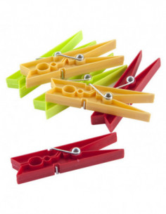 PINZA ROPA PLASTICO 24 U